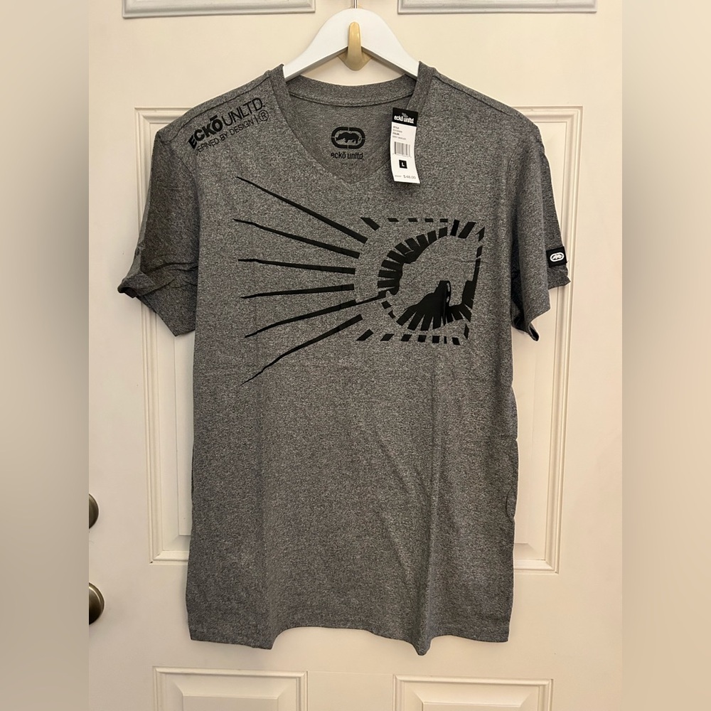 Ecko Unlimited Gray Sunburst Tee
